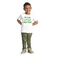 thumbnail image 3 of I'm the Little Brother Siblings Youth T Shirt Tee Boys Infant Toddler Brisco Brands 2T, 3 of 5