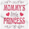 thumbnail image 2 of Mommys Little Princess Royal Hearts Bodysuit Jumper Girls Infant Baby Brisco Brands NB, 2 of 6