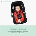 thumbnail image 6 of Cuddle Club One Piece Romper Hooded Fleece Onesie Jumper for Baby, Bear B&W 2T, 6 of 6