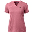 thumbnail image 2 of Women's Cutter & Buck Heather Red Virginia Military Institute Keydets Forge Blade V-Neck Top, 2 of 3