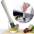 thumbnail image 4 of Cuillère à Mélanger, Cuillère à Cocktail en Acier Inoxydable, 4 of 5