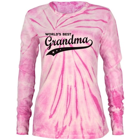 Mother's Day World's Best Grandma Juniors Long Sleeve Thermal