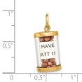 thumbnail image 3 of FJC Finejewelers 14k Yellow Gold Mustard Seeds Charm, 3 of 6