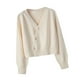thumbnail image 5 of Suéter tipo cárdigan para mujer para otoño e invierno Suéter de punto para citas Compras ,, 5 of 8