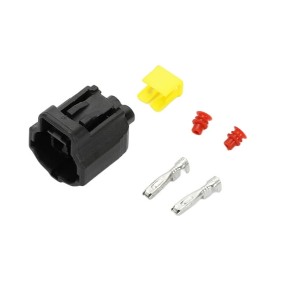 Unique Bargains 2 Pin Water Temperature Sensor Connector Plug Waterproof Female Wire Terminal Connector for Honda 1 Set