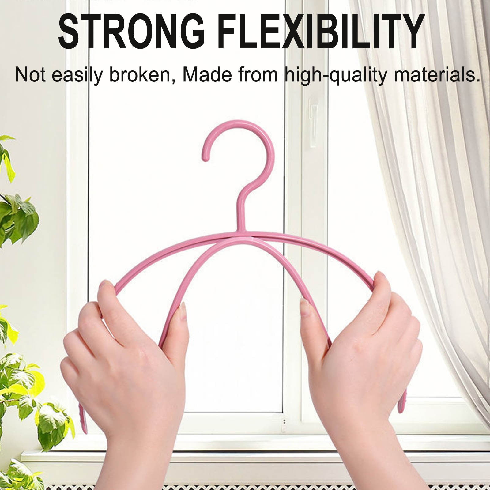 Needhep Multifunctional Space Saving Hangers, Home Premium Wooden Hangers Clearance Stainless Steel Sweater Shirt Hanger Clear Wide Shoulder Notches, 360° Swivel Hook, for Heavy Clothes (Gray)