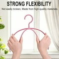 thumbnail image 4 of Non Slip Clothes Hangers, Heavy Duty Plastic Hangers, Space Saving Garment Hangers for Drying Wet Clothes, No Shoulder Bumps, 10 Pack, 4 of 5