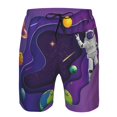 thumbnail image 3 of Fotbe Astronaut Trajes de Baño Estampados para Hombre, Shorts de Verano de Secado Rápido, Ropa de Playa, Bañadores-Medium, 3 of 6