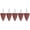 6x30mm, variant on Versatile 5Pcs Cone Shape Abrasive Sandpaper Deburring Sanding Polishing Flap Wheel Grinding Head for deeply Hole Polish