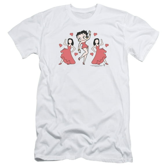 Betty Boop Bb Dance S/S Adult 30/1 T-Shirt White
