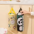 thumbnail image 7 of Dengmore Cotton Bag Holders Garbage Bag Wall Mount Hanging Grocery Dispenser Garbage Bag Organizer Shopping Bag Holder for Home Kitchen Office Grocery Pocket Containers, 7 of 7