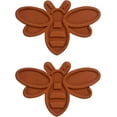 thumbnail image 1 of Fox Run Terracotta Brown Sugar Keeper and Saver, Bee, Set of 2, 1 of 5