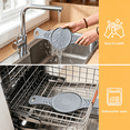 thumbnail image 4 of Upgrade Silicone Sourdough Bread Sling Mat Thickened,  2PCS Reusable Round Dough Baking Mats with Long Handles for Dutch Oven, Non-Stick Bread Making Supplies for Sourdough Bread Transfer, 4 of 7