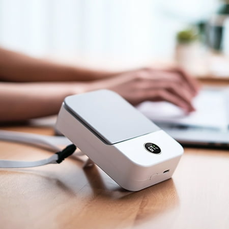 

Taluosi Portable Wearable LED Display Rechargeable Cooler Cooling Fan for Office