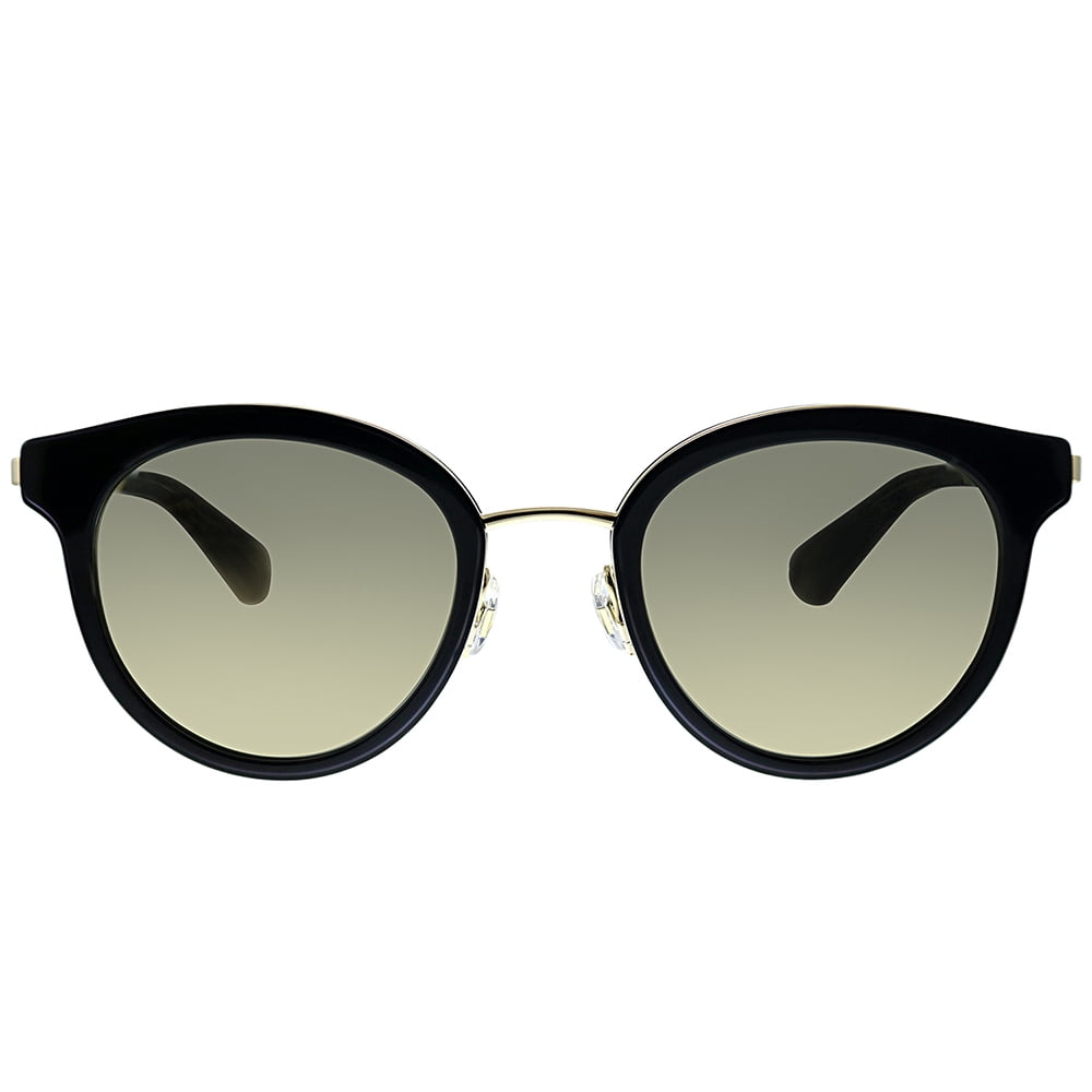Kate Spade Lisanne/F/S Plastic Womens Oval Sunglasses Black 50mm Adult