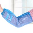 thumbnail image 2 of Cheers 100Pcs Protective Waterproof Disposable Plastic Arm Sleeves Covers Oversleeves, 2 of 7