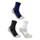 thumbnail image 3 of Medicina Que Corría Calcetines, 3 Pares que absorben calcetinas de fútbol negro blancos para deportes, 3 of 8