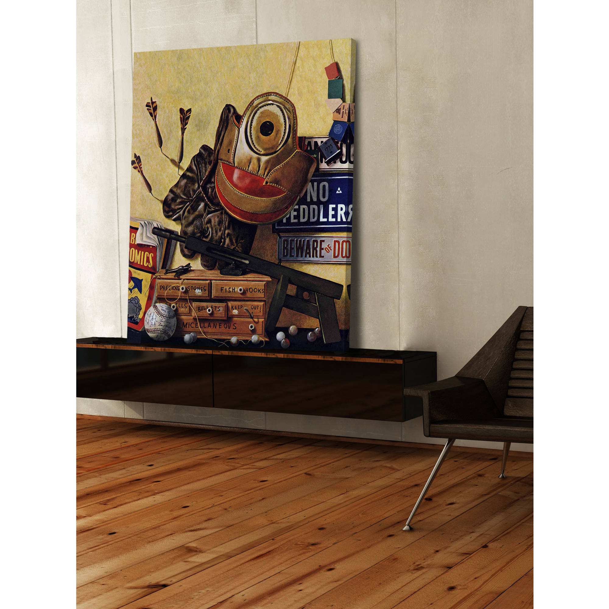 Marmont Hill Still Life of Boys Toys by John Atherton Painting Print on Canvas