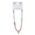 thumbnail image 3 of Time and Tru Goldtone Multicolored Bead Initial "F" Necklace, 3 of 6