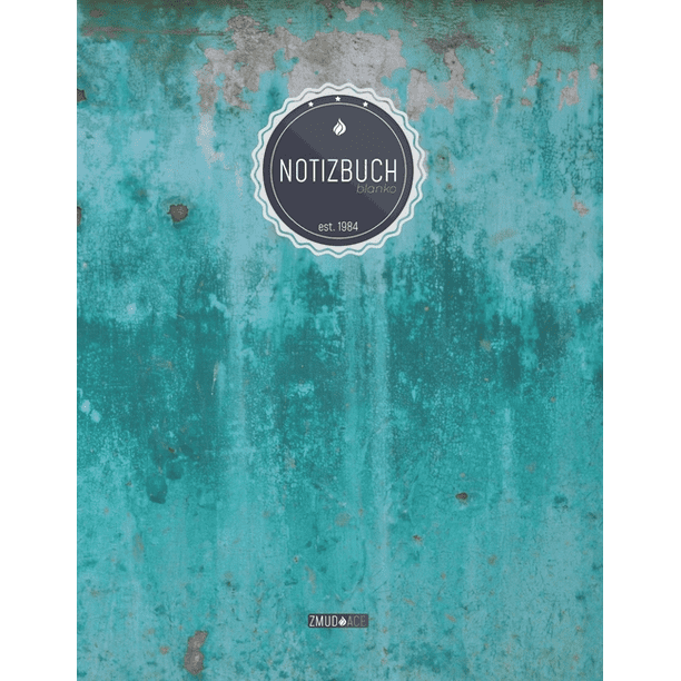 Zmudace Notizbuch Blanko In Din Softcover Zb123 Metall Oberfl Che T Rkis 156 Leere Seiten Mit Pers Nlichem Register Seitenzahlen Ze Walmart Com Walmart Com