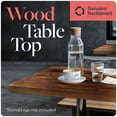thumbnail image 4 of HEIRLOUM Reclaimed Wood Table Top - Rustic Recycled Solid Wood Perfect for Kitchens, Dining and Coffee Table Top (1pc 30" x 30", SP3030), 4 of 7