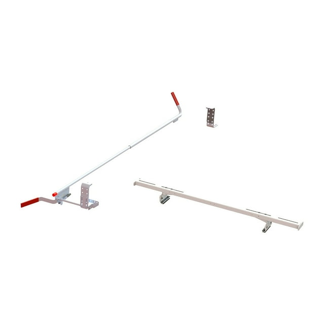 Weather Guard Ladder Rack Cross Bar 2070-3-01 EZ Glide 2; For EZ Glide 2; Single; 70 Inch Length; White; Aluminum