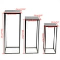 thumbnail image 3 of 3 PCS Geometric Floral Display Holder, Metal Road Lead Stand for Wedding Decoration, Flower Centerpiece Column Set, 3 of 21