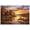 Unframe-style, variant on Deer Wildlife Canvas Wall Art Autumn Sunset Lake Cabin Landscape Painting Rustic Nature Scenery for Living Room Bedroom Home Office Decor Giclee Print