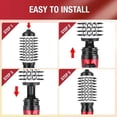 thumbnail image 2 of 3-in-1 Hot Air Styler And Rotating Hair Dryer For Dry Hair, Curl Hair, Straighten Hair, 1000W, 2 of 5