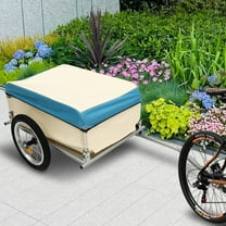 TFCFL Bicycle Trailer 50kg Load Transport Trailer Multiple Wheel Aluminum Utility Cargo Bike Trailer
