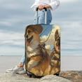 thumbnail image 7 of Fuzoiu Farm Corgi German Shepherd Print Suitcase Cover,Washable Luggage Covers for Suitcase,Elastic Luggage Protector Cover,Scratch Resistant Travel Suitcase Covers-X-Large, 7 of 7