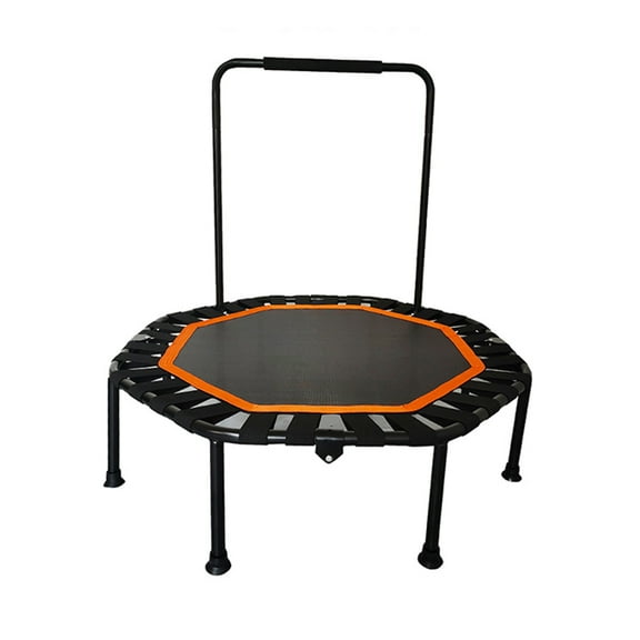 trampoline,Fitness Rebounder Load 660lbs Fitness Silent And Handles Indoor Max Load 660lbs Heavy Duty 42 Max Load Fitness 42-in Silent 42 In Rebounder With Workout Silent And