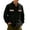 Black, variant on Men's Fleece Lined Cargo Shirt Jacket - Slim Fit Winter Warm Button Down Outdoor Shacket