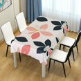 thumbnail image 4 of Yayeee Tablecloths 60" x 108" Rectangle Wrinkle Resistant Party Table Cover, Black Retro Flower, 4 of 8