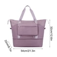 thumbnail image 2 of Foldable Travel Bag for Hand Luggage, Wet and Dry Separation with Mesh Compartments, Multipurpose for Weekend Trips and Beach Days, Topliu, 2 of 8
