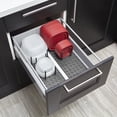 thumbnail image 2 of Hweilai Closet Organizer, Set of 2, Anthracite, 54*15*10cm, Kitchen Shelves and Drawers, Adjustable Storage System for Food Containers, Pots, Lids and More, 2 of 5