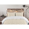 thumbnail image 5 of Ambesonne Floral Down Alternative Quilt Comforter, Blossom Silhouettes Creamy, Twin XL, Champagne Dark Tan, 5 of 5