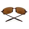 thumbnail image 5 of Maui Sports Navigator Bi-Focal Sun Readers Sunglasses Ultra Flex TR90 Brown - 3.5 / Brown, 5 of 6