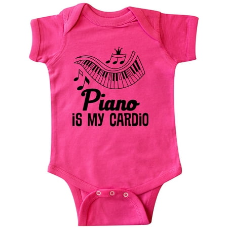 

Inktastic Piano is my Cardio Gift Baby Boy or Baby Girl Bodysuit
