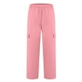 thumbnail image 2 of acuever High Waist Pants for Women Trendy Sweat Pants Keyufang Women 2 Piece Pleated Outfits Trendy Short Sleeve Button Down, 2 of 5