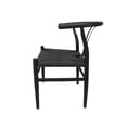 thumbnail image 4 of Set de 4 Sillas Hogar Micerino Metal Mundo In Diseño Escandinavo Ergonómico Negro, 4 of 8