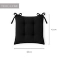 thumbnail image 3 of TESSO HOME Set de 6 Cojines Acolchados para Silla de Comedor con Lazos Relleno Ideal Almohadillas para los Asientos Medidas 42 x 42 x 7 cm, 3 of 6