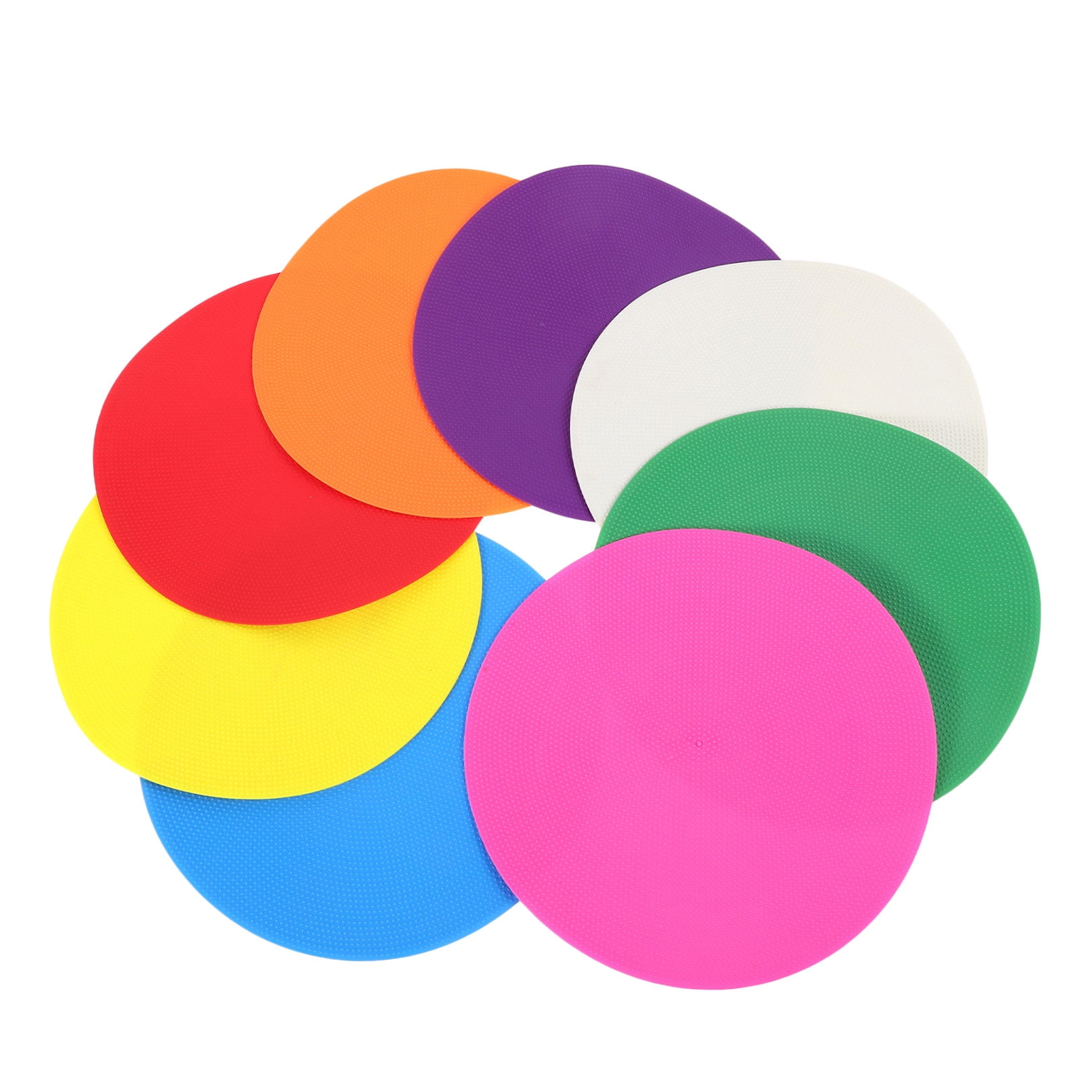 GOOHOCHY 8-Piece Soccer Training Discs Set, Multi-Functional Football Agility Cones for Kids and Adults, Football Practice Equipment