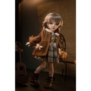 BJD Doll 1/6 Ophelia B Student Preppy Autumn Plaid Skirt Cute Fullset Sphere Bjd Fairy Anime Figures