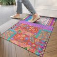 thumbnail image 4 of Colorful Pioneer Flower Patchwork Door Rugs,Washable Non Slip Door Mats Indoor,Decorative Door Mats,Entry Mat Indoor for Entrance,Bedroom,Kitchen,Bathroom,17"x30", 4 of 6