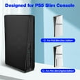 thumbnail image 5 of Dust Cover Compatible with PS5 Slim/ Playstation 5 Slim Disc & Digital Edition, Waterproof Anti-Scratch-Black, 5 of 6