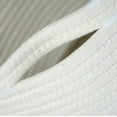 thumbnail image 2 of Gray, White, Beige 12" x 12" Eco Friendly Rope Storage Basket, 2 of 6