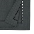 thumbnail image 2 of Saro Lifestyle 9738.BK1454B 14 x 54 in. Laser-Cut Hemstitch Table Runner, Black, 2 of 2