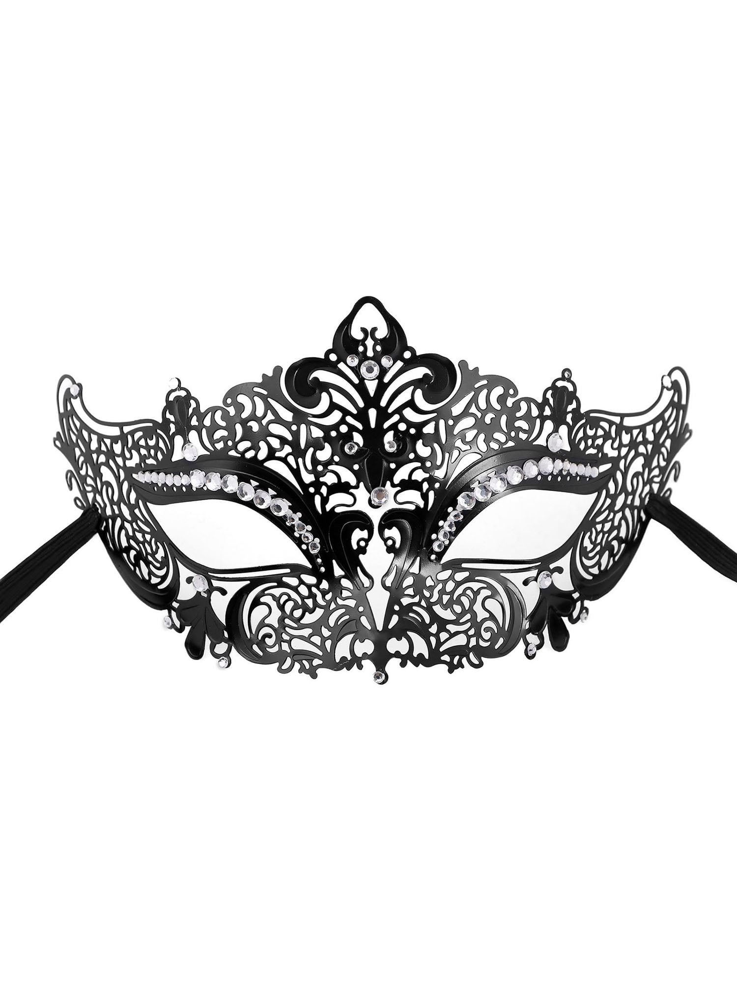 Luxury Mask Womens Laser Cut Metal Venetian Pretty Masquerade Mask