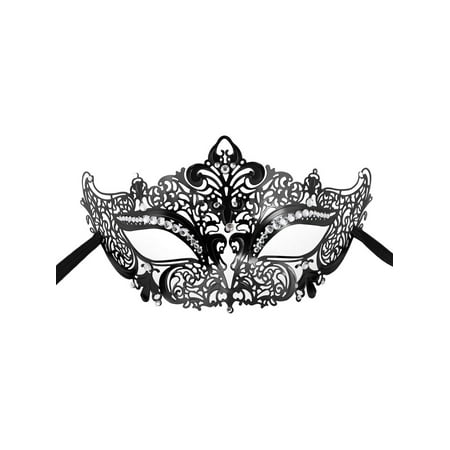 Women's Sexy Metal Laser Cut Mask Opera Prom Party Venetian Masquerade Mask